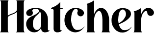 Preview of the Hatcher font