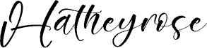 Hatheyrose DEMO VERSION 字体