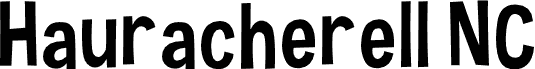 Preview of the Hauracherell NC font