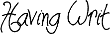 HavingWrit Bold