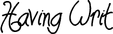 HavingWrit Heavy