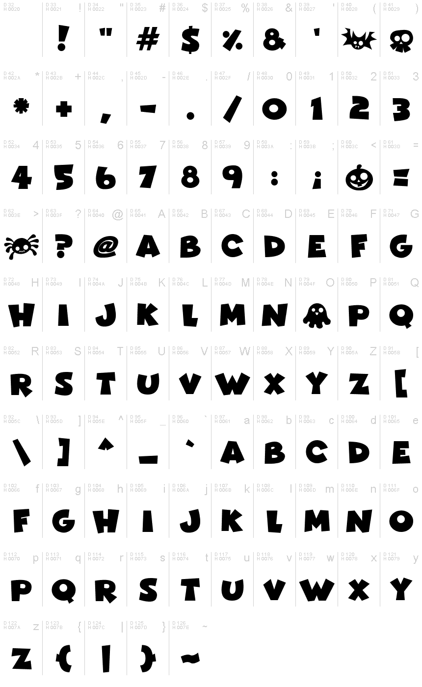 Halloween Horrors font | Fonts2u.com