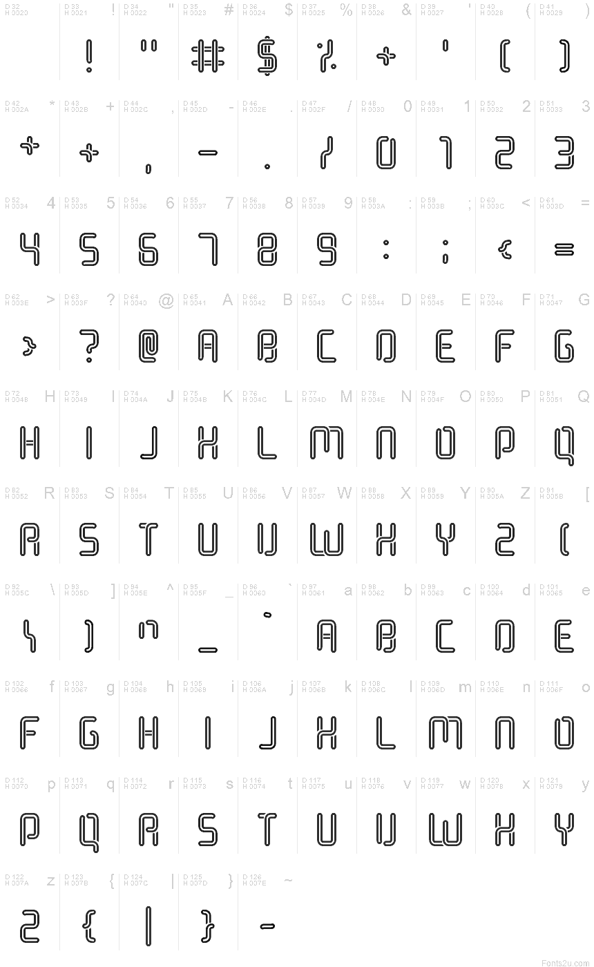 Latin de base - Table de caractères