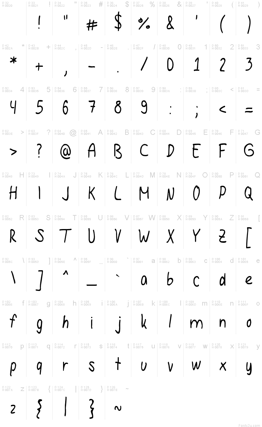 hannahandwriting-font