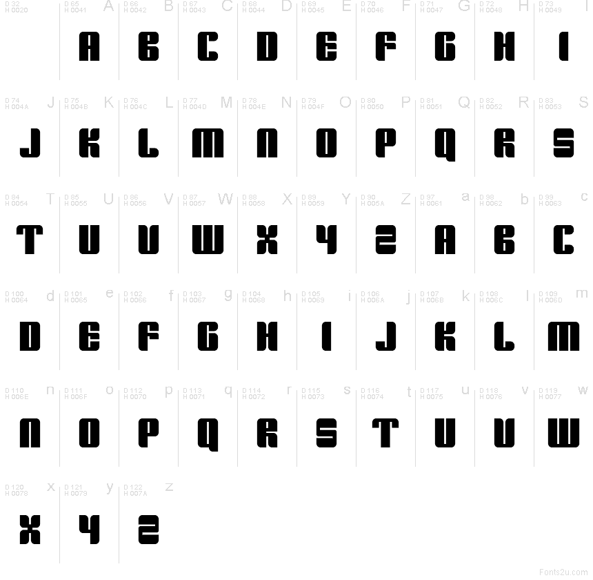 Table des caractères de Havana Lorde Regular : Latin de base, page 1