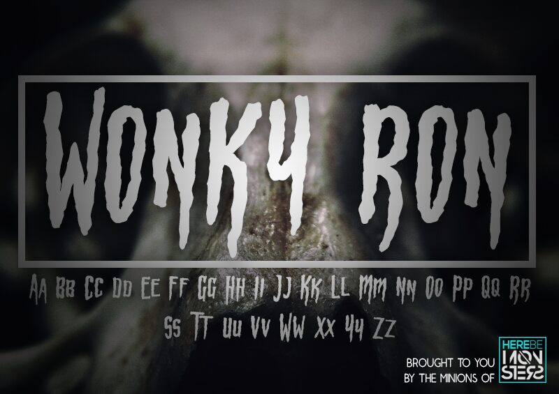 HBM Wonky Ron Czcionka