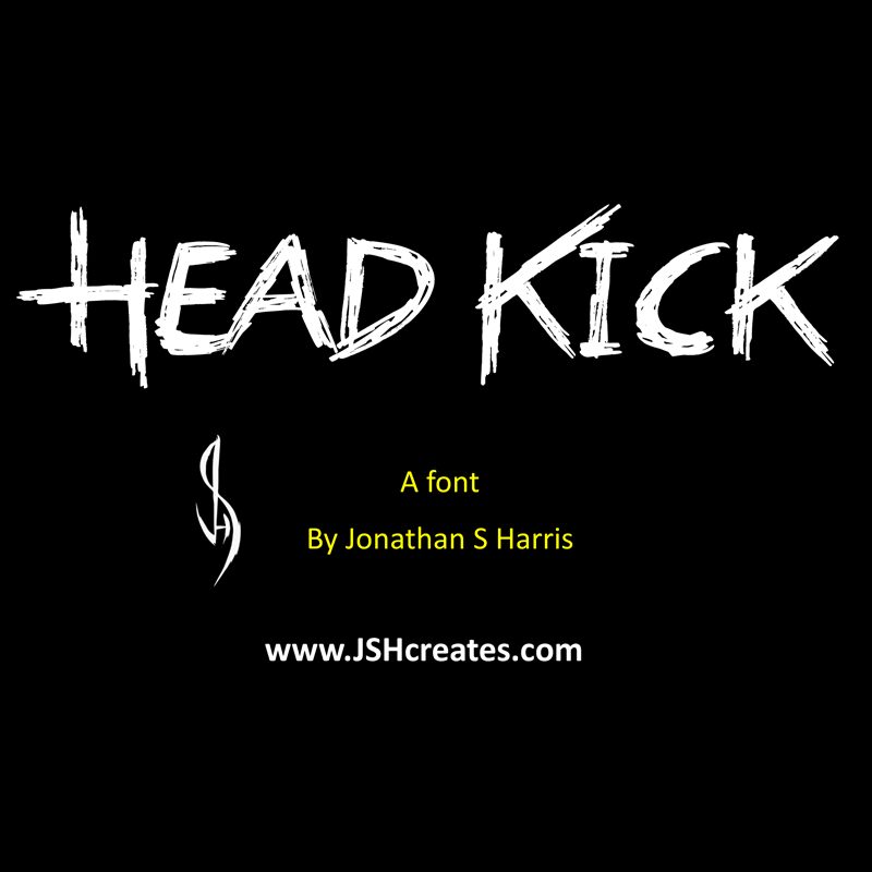 Head Kick Schriftart