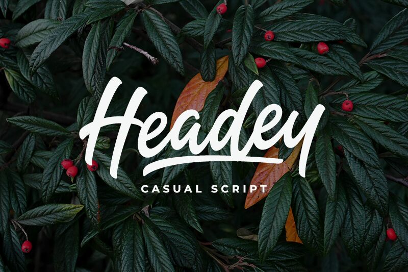 Headey Script Schriftart