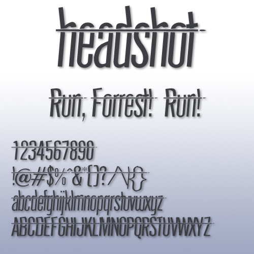 HeadShot Schriftart