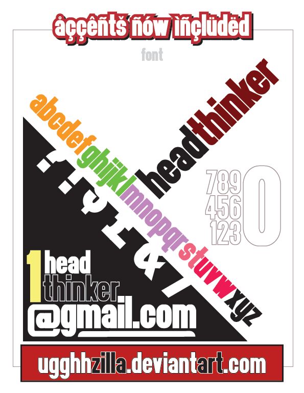 headthinker Czcionka