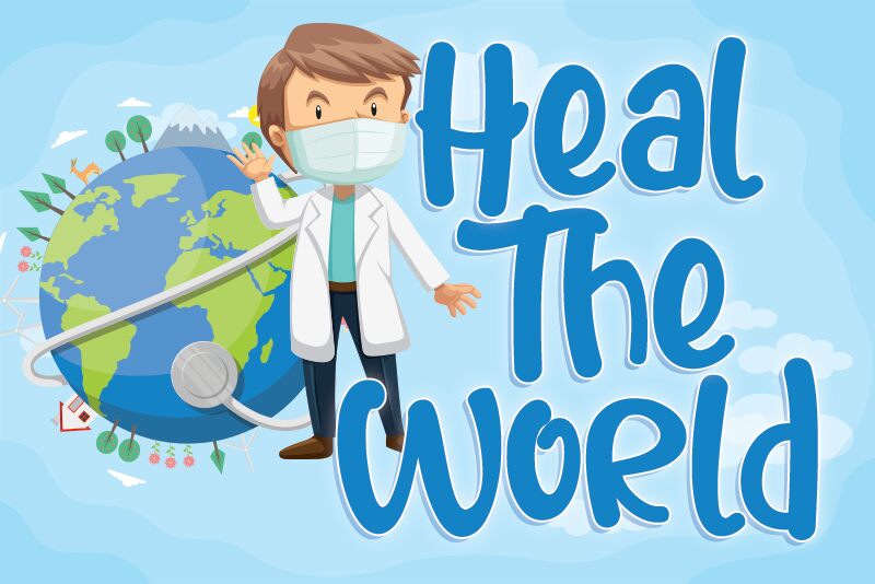 Heal The World Шрифт