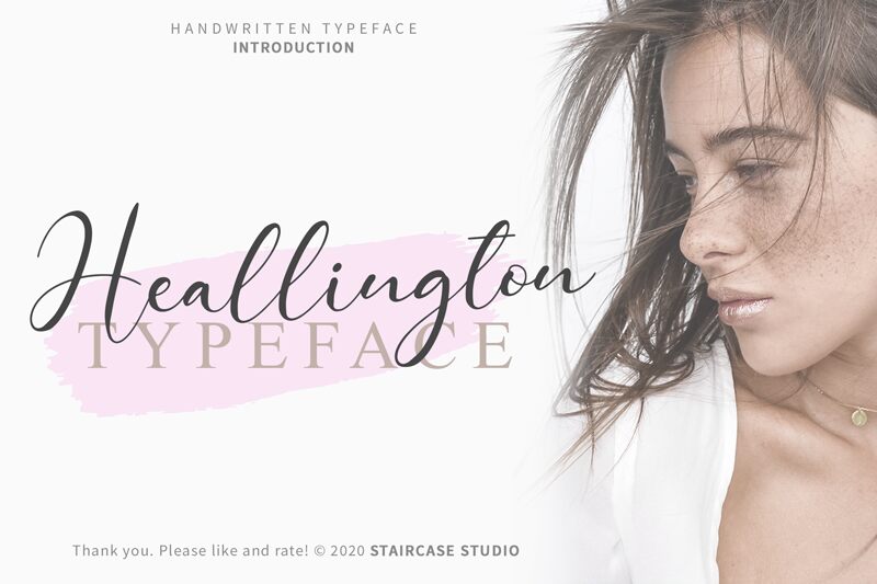 Heallington Schriftart