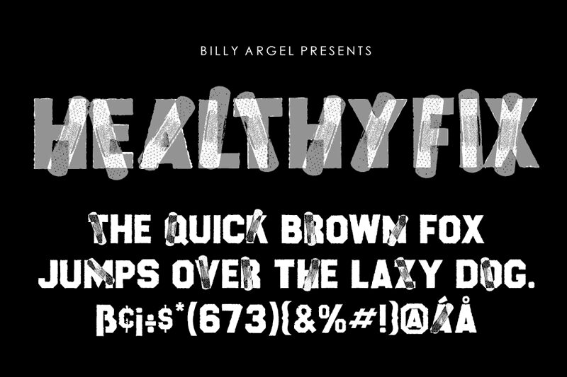 HEALTHYFIX Schriftart
