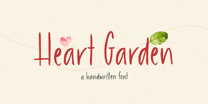 Heart Garden Garden Carattere