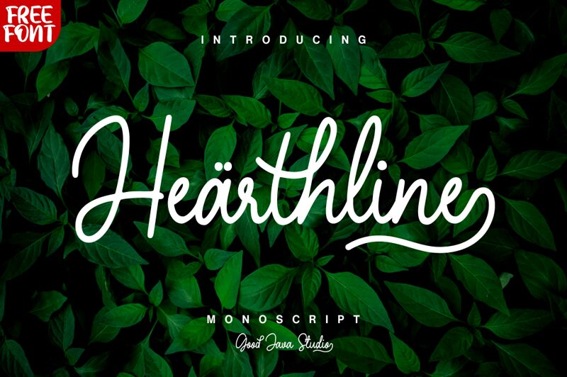 Hearthline Schriftart