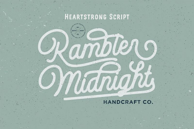 Heartstrong Script Шрифт