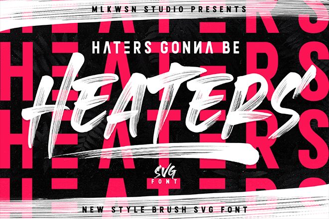 Heaters フォント