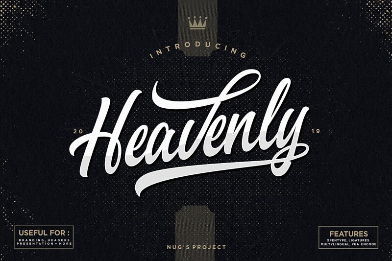 Heavenly  Schriftart