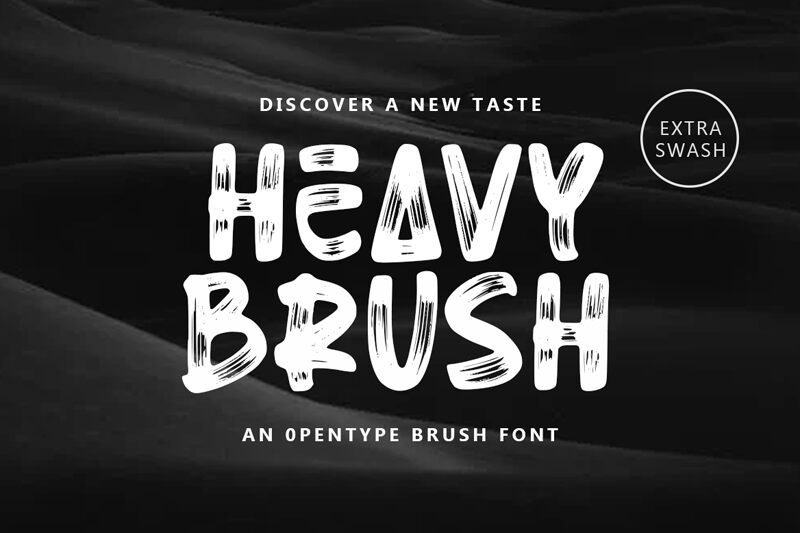Heavy Brush Carattere