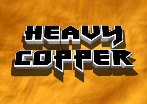 Heavy Copper Czcionka