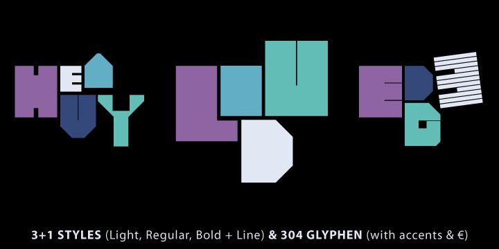 heavyLOUDedge Czcionka