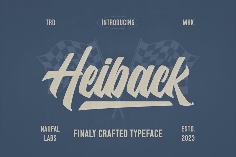 Heiback Schriftart