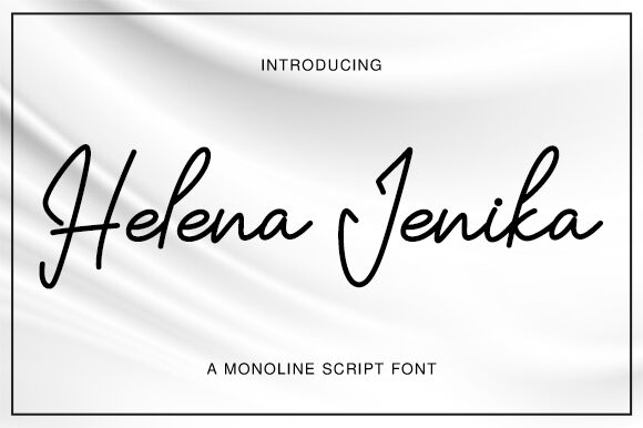 Helena Jenica Czcionka