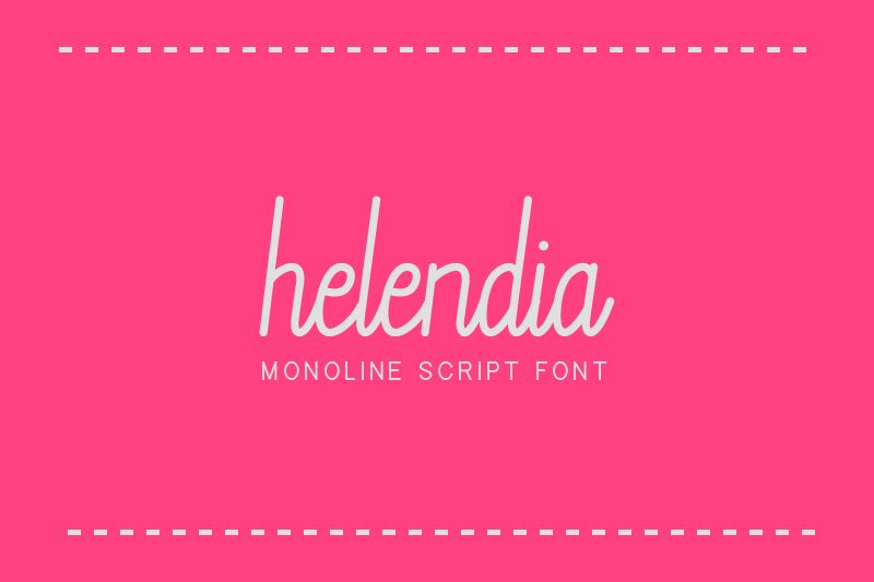 Helendia Script Fuente
