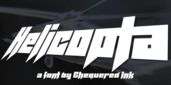 Helicopta Czcionka