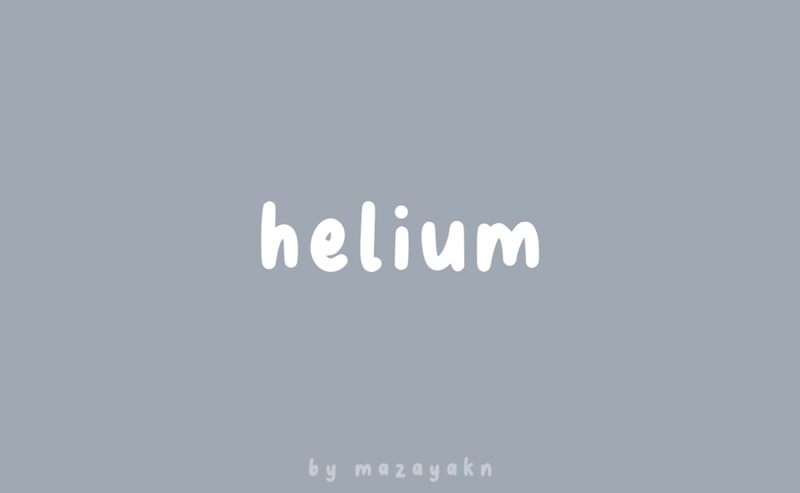 Helium Czcionka
