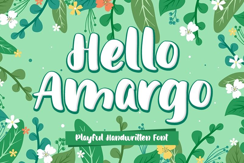 Hello Amargo Czcionka