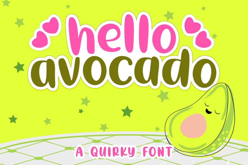 Hello Avocado Czcionka