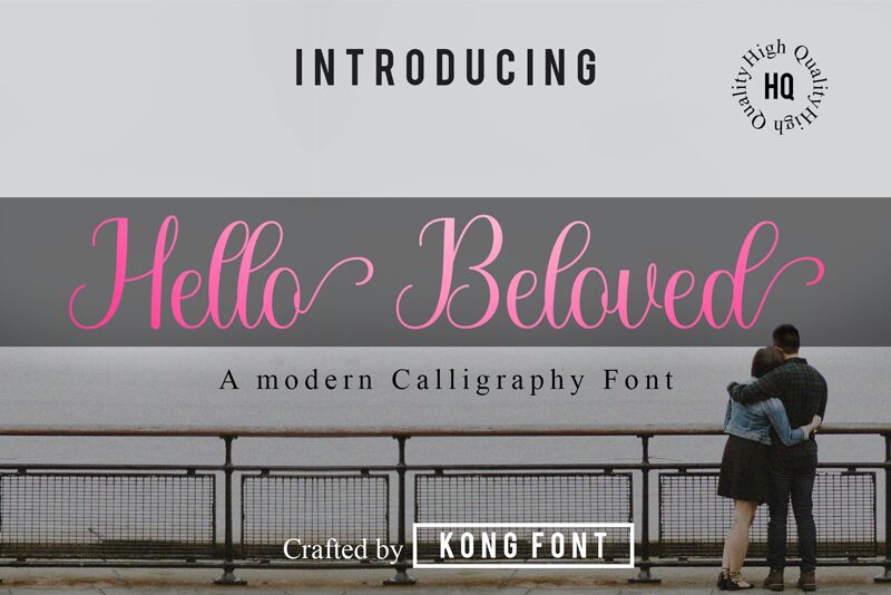 Hello Beloved Schriftart