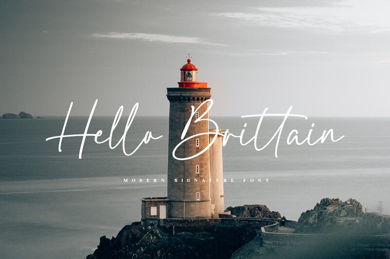 Hello Brittain Schriftart