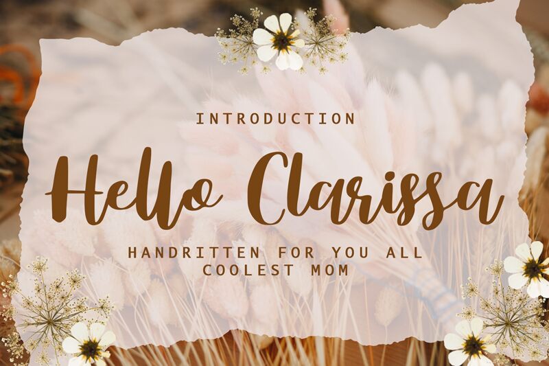 Hello Clarissa Czcionka