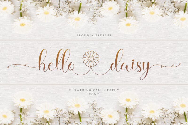 Hello Daisy Schriftart
