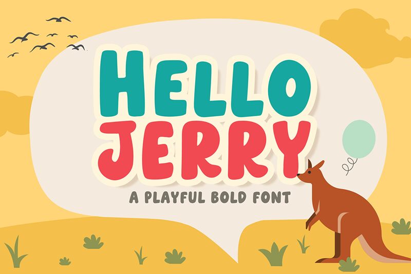 Hello Jerry Czcionka