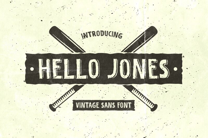 Hello Jones Schriftart