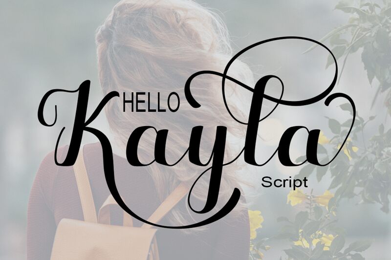 Hello Kayla フォント
