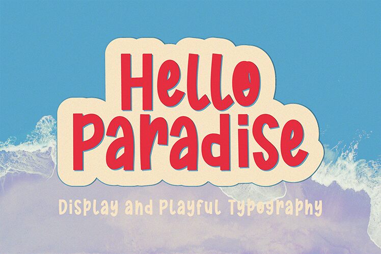 Hello Paradise Schriftart
