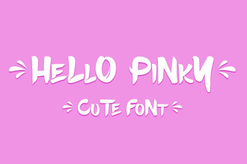Hello Pinky Schriftart