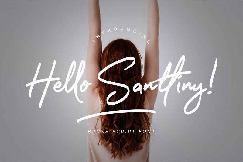 Hello Santtiny Czcionka