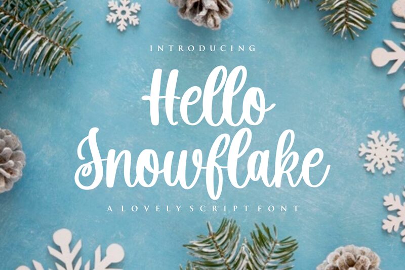 Hello Snowflake Carattere