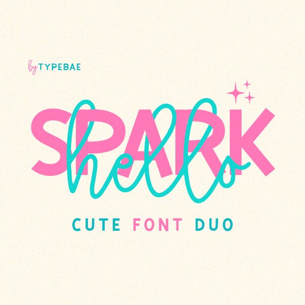 Hello Spark Script Schriftart