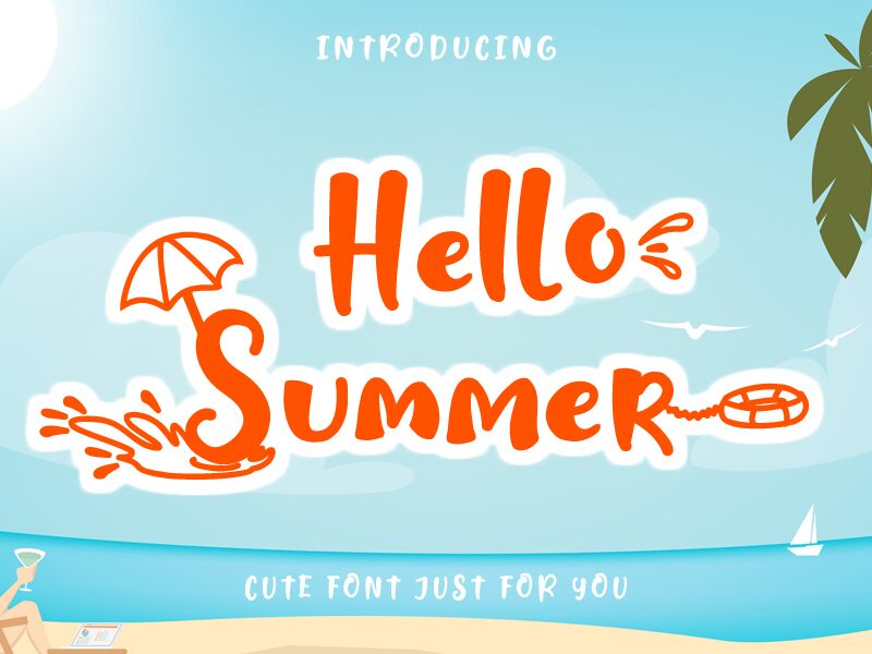 Hello Summer Czcionka
