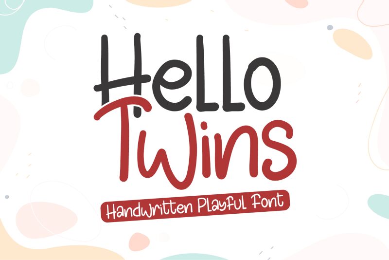 Hello Twins Schriftart