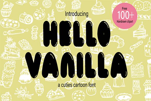 Hello Vanilla Czcionka
