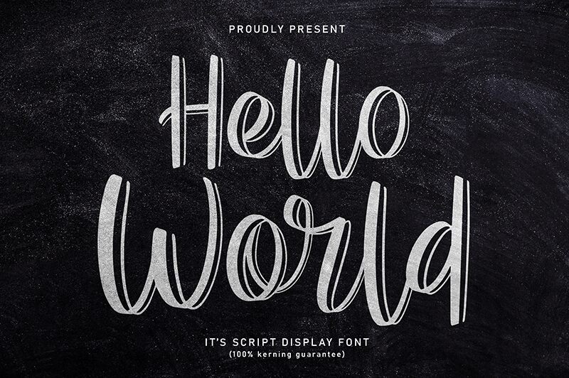 Hello World Carattere