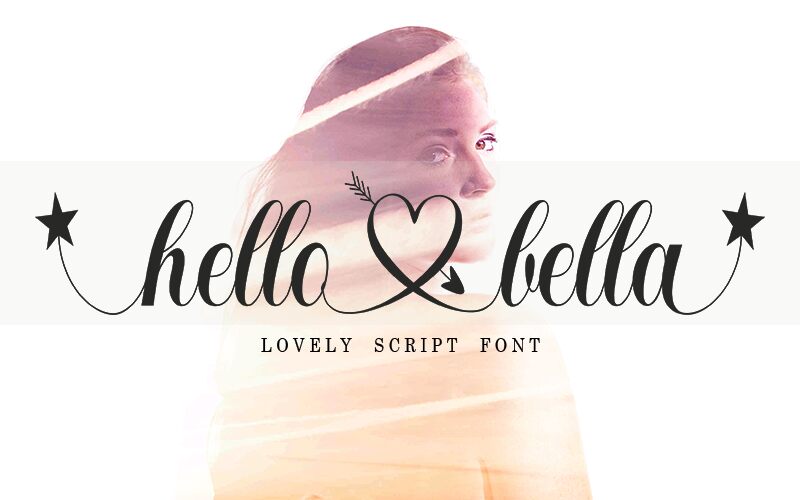 hello bella Шрифт
