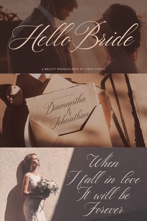 Hello Bride Script Font